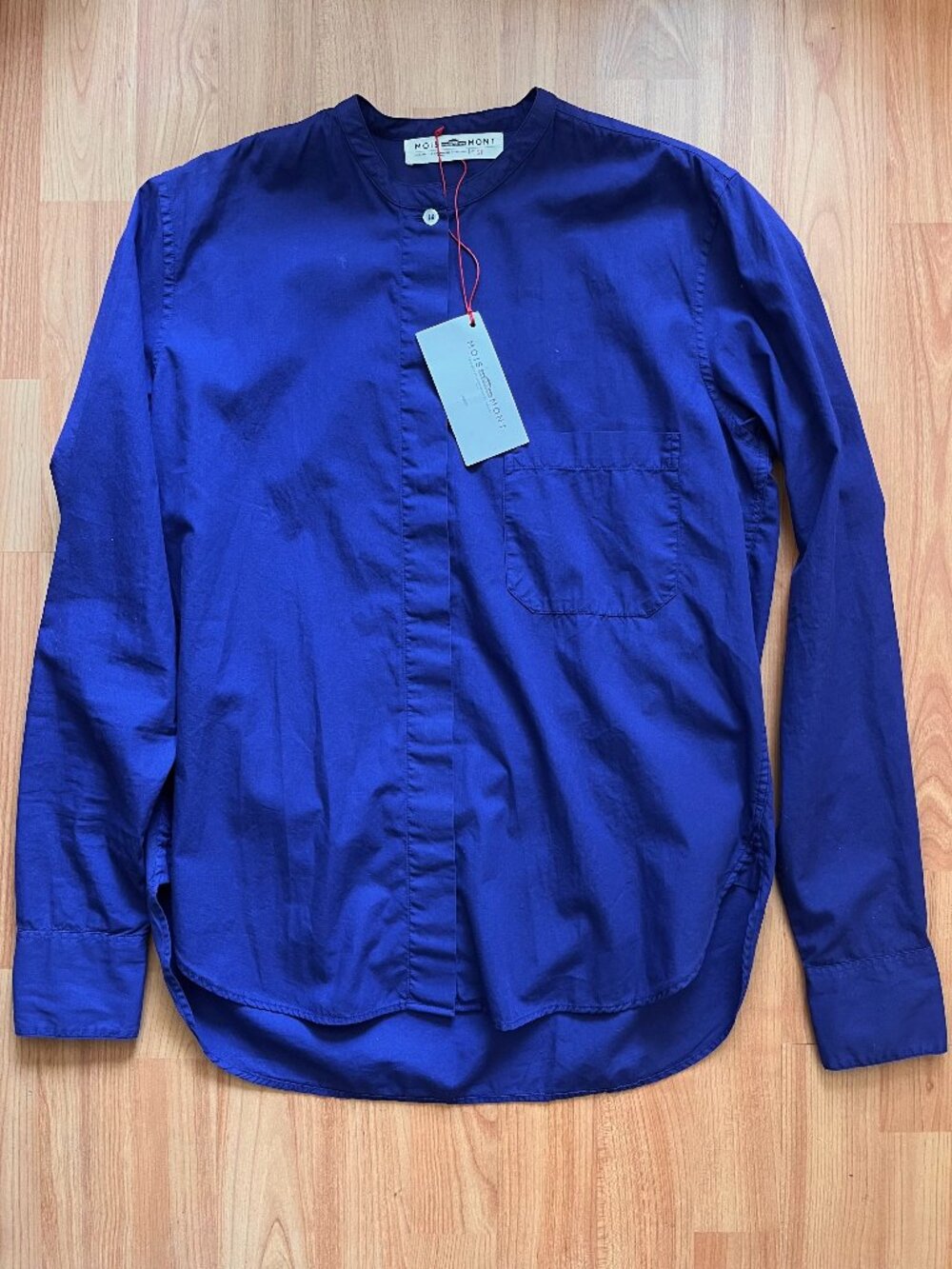 Moismont 100% Cotton Long Sleeve Button Down Shirt
